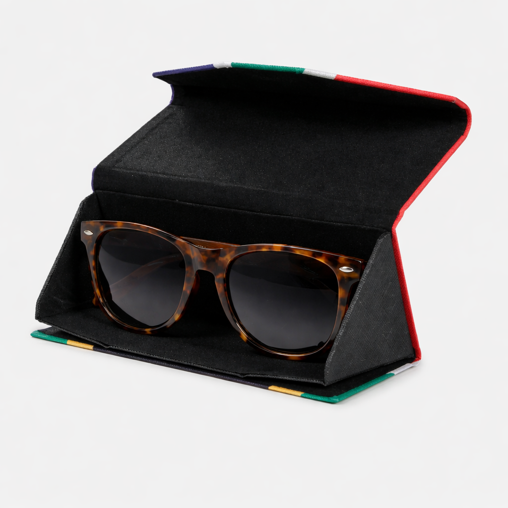 SA Flag Folding Sunglass Case