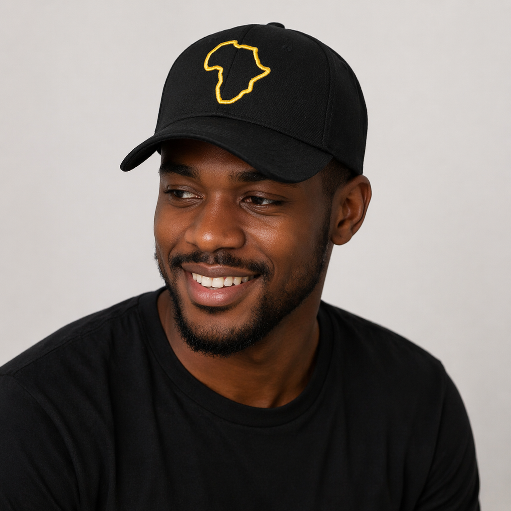 Africa Line Cap - Black