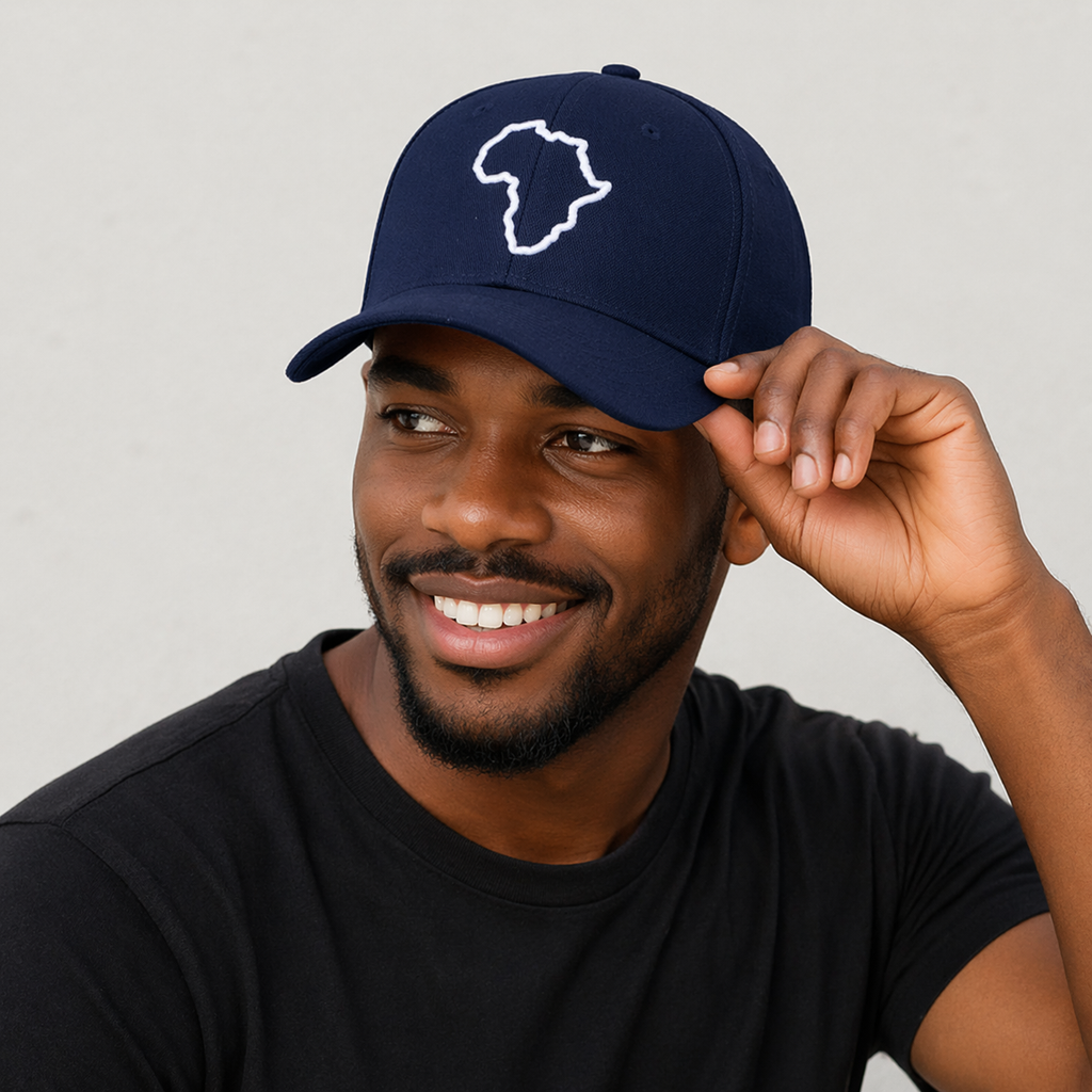 Africa Line Cap - Navy