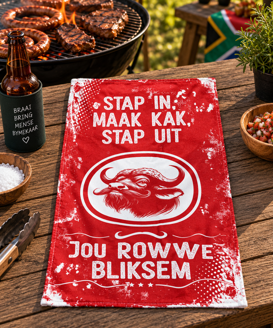 Braai Lappie - Rowwe Bliksem