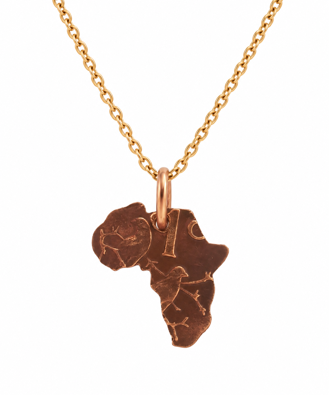 South African 1c Africa Necklace
