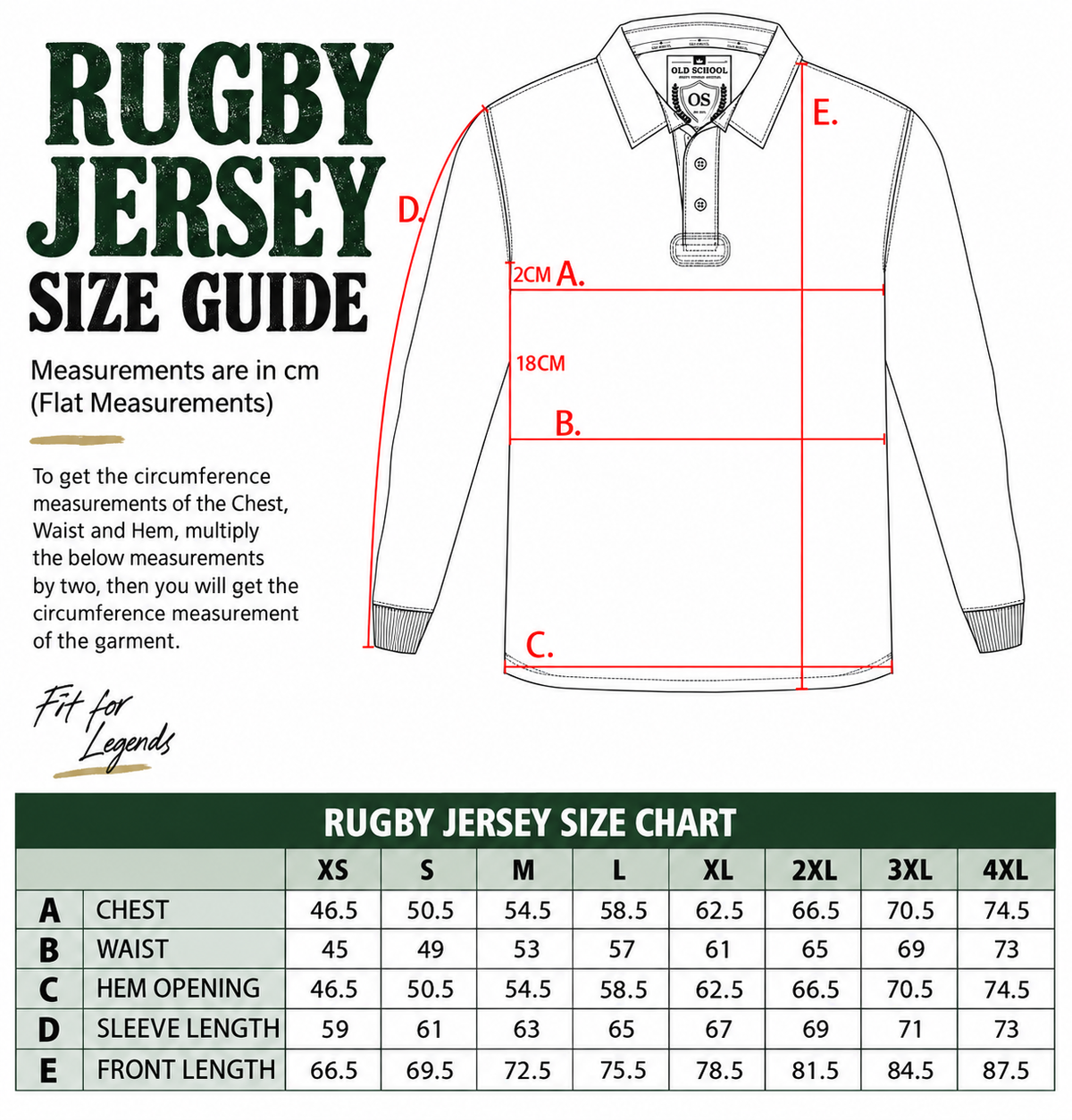 Old School Springbok Jersey