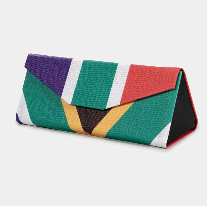 SA Flag Folding Sunglass Case