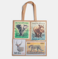 Shopper Tote Bag - Africa Stamp