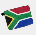 Beaded Money Purse - SA Flag - Large