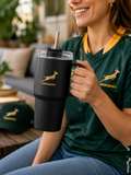 Tumbler With Handle & Straw 600ml